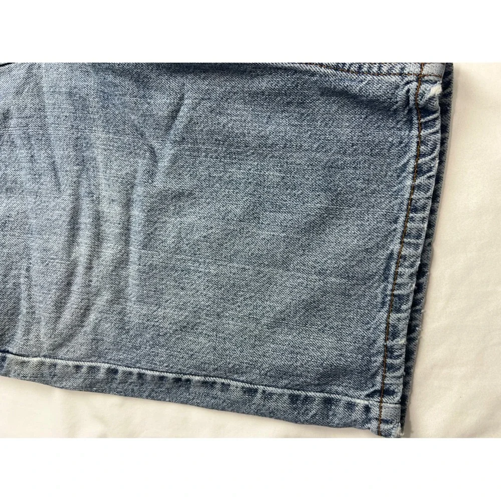 Levi's 505 Regular Fit Denim Shorts Mens Size 33 Blue Cotton Casual Workwear PG3